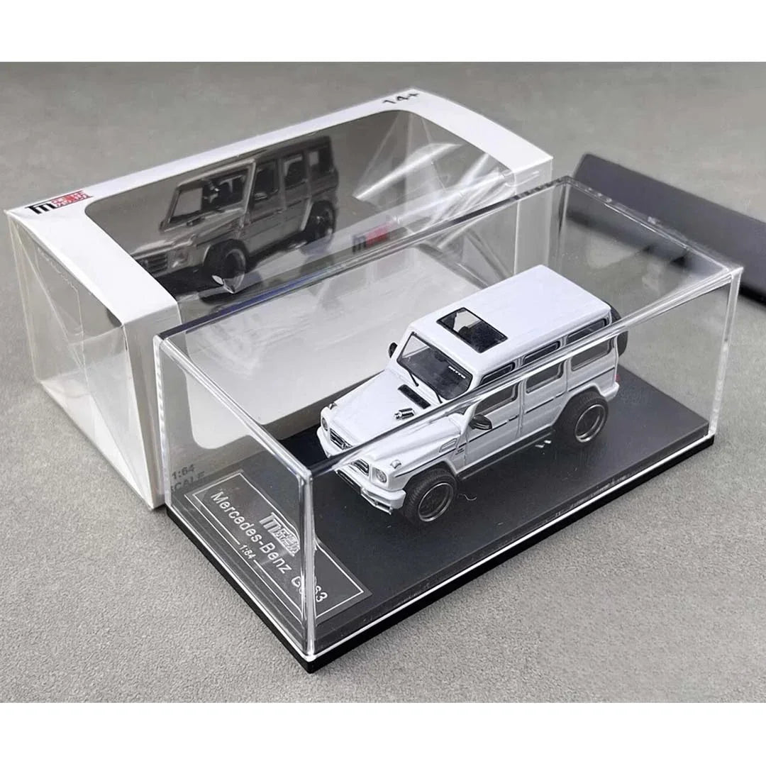 LMF 1/64 Scale Mercedes-Benz G63 White Diecast Car Model Toy Collection Gift - Jaiman Toys