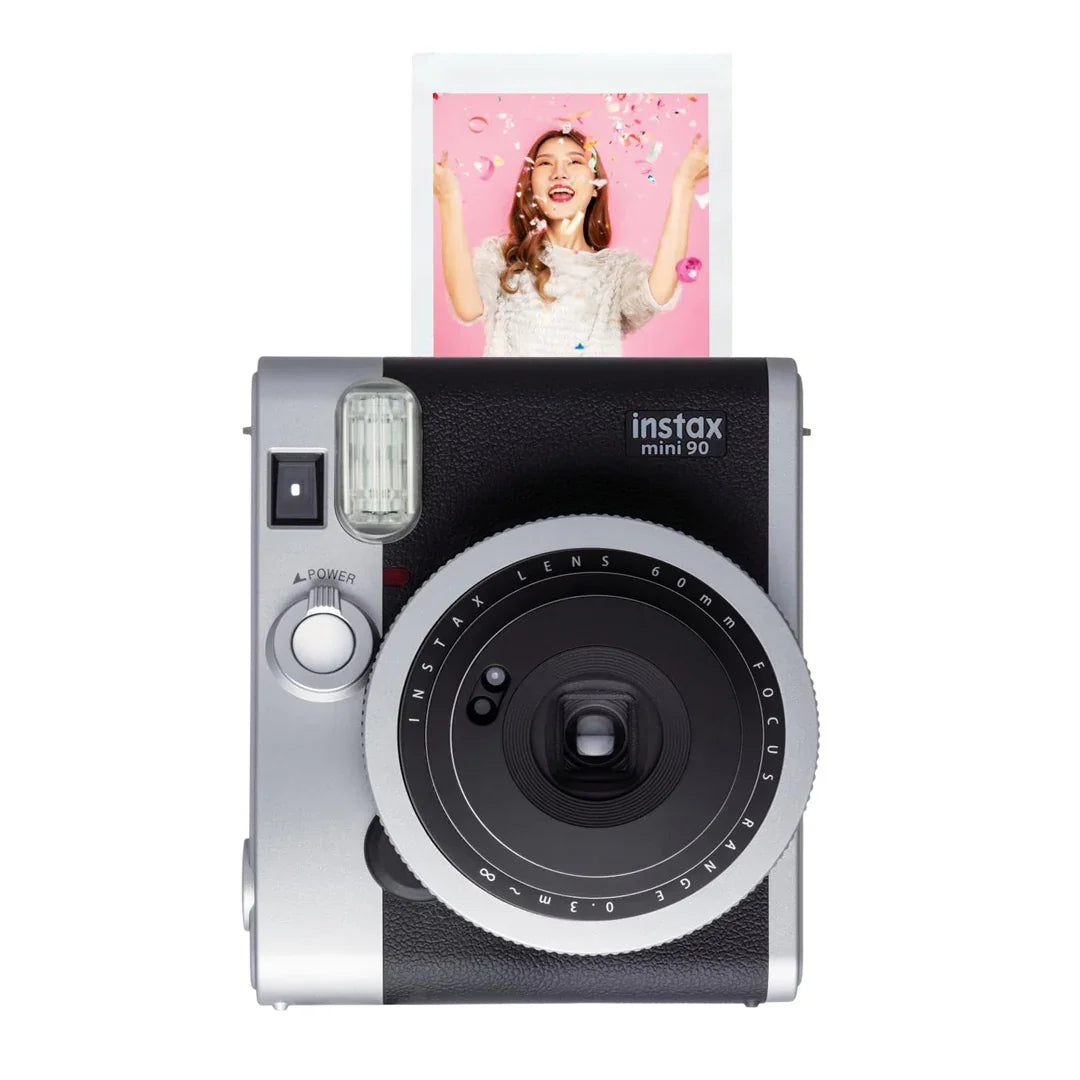 Fujifilm Instax Mini 90 Neo Classic Instant Film Camera – Retro Design  Black