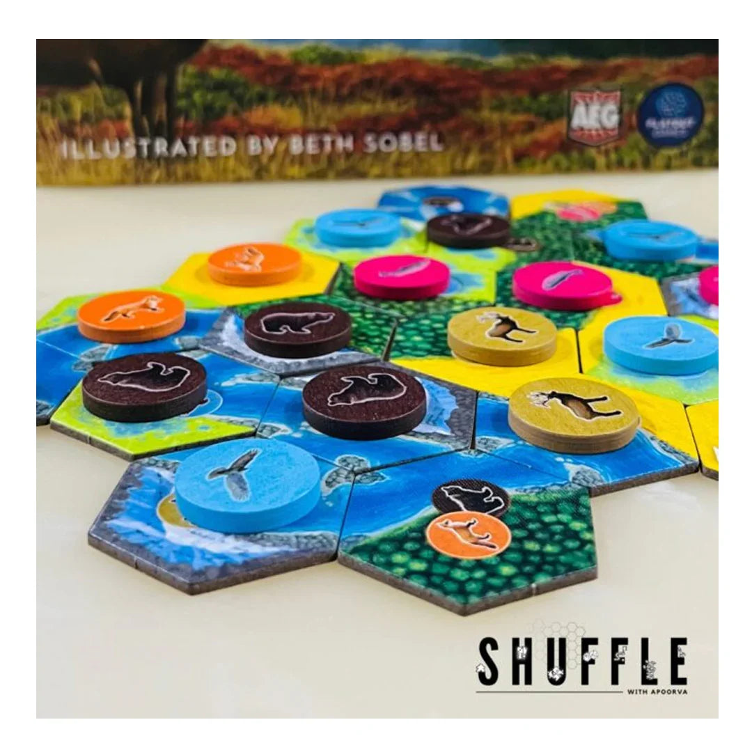 Cascadia Board Game | Nature & Strategy Puzzle Game | 1–4 Players | 30–60 Min | Ages 10+ - Jaiman Toys