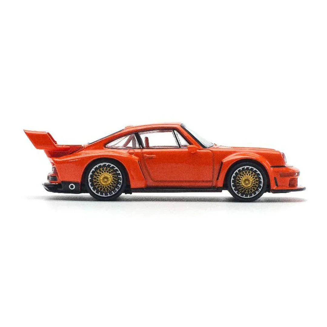 POP Race 1:64 Singer DLS Turbo Track Orange – Diecast Model Car