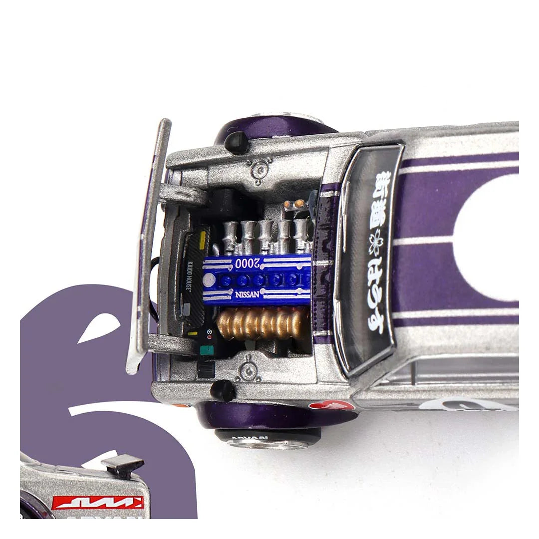 Mini GT 1/64 Nissan Skyline GT-R 2000GT-R (KPGC10) Kaido Works V1 Diecast Scale Model Car - Jaiman Toys