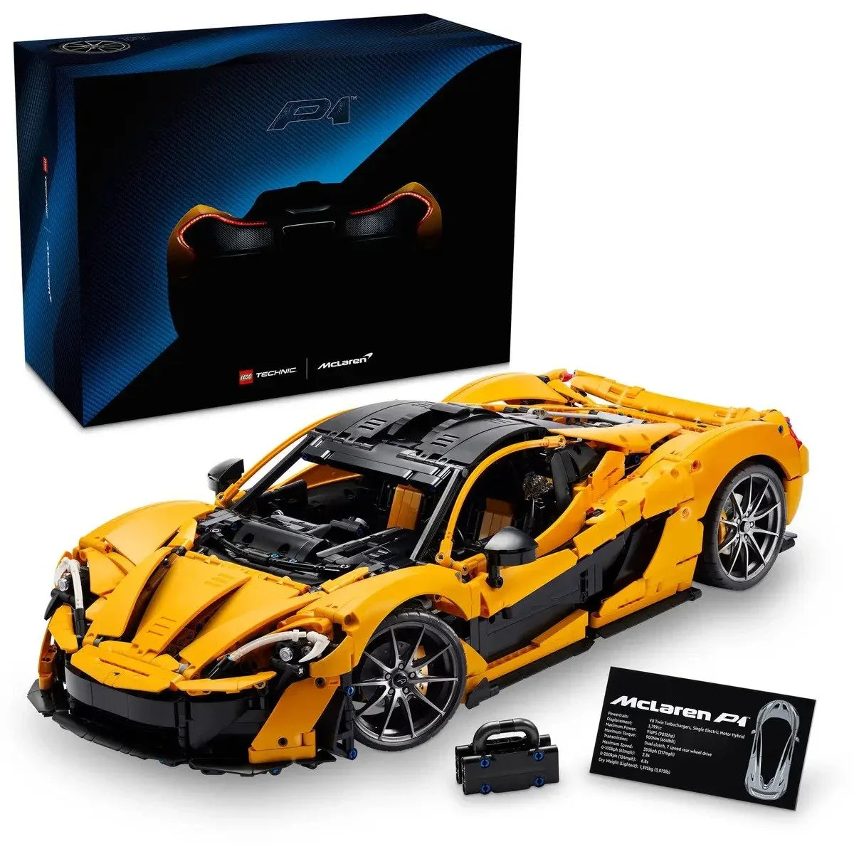 LEGO 42172 Technic McLaren P1 Hypercar 3893 Pieces, Age 18+