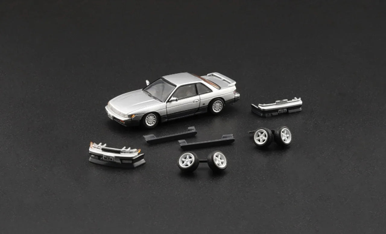 BMC 1/64 Nissan Silvia S13 - Silver/Grey (RHD)-Diecast Car - Jaiman Toys