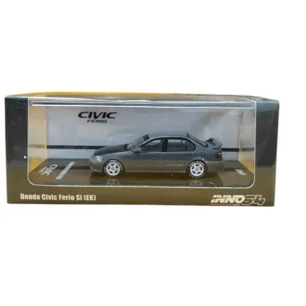 INNO64 1/64 Die-Cast HONDA CIVIC FERIO Si (EK) Cement Grey - Jaiman Toys