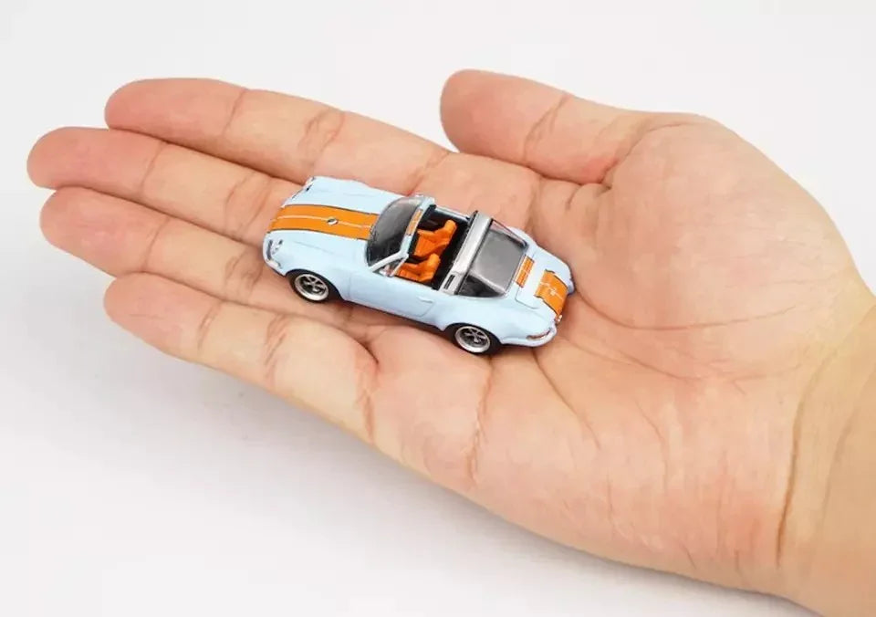 POPRACE 1/64 SINGER TARGA GULF - Jaiman Toys