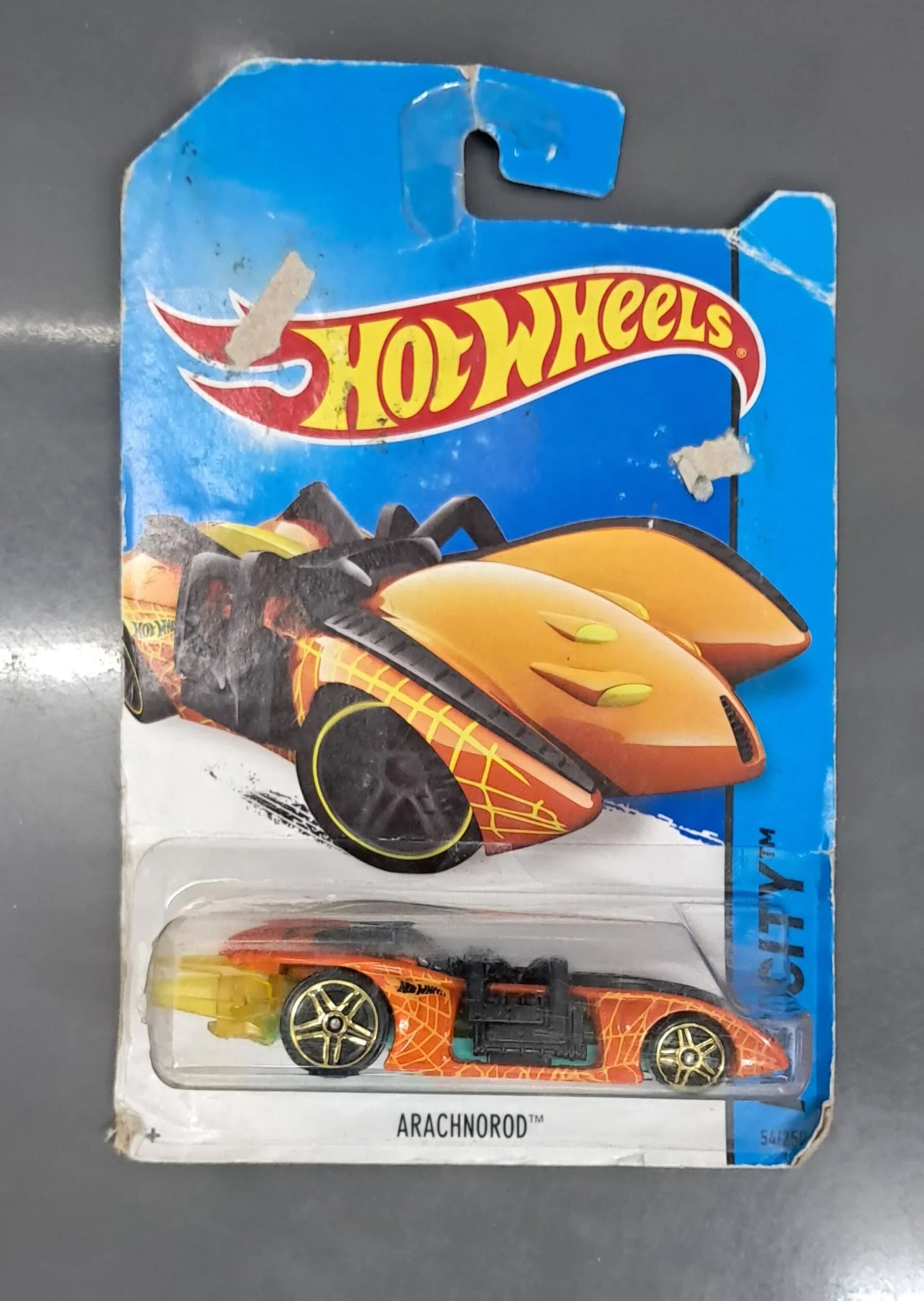 Hot Wheels ARACHNOROD Orange ( Card Damage ) - Jaiman Toys