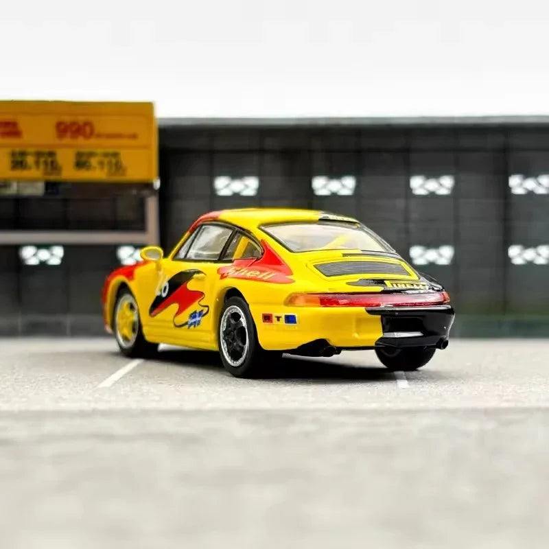 SPARKY 1/64 Diecast Porsche 993 Carrera Cup 1993 Shell without rear spoiler - Jaiman Toys