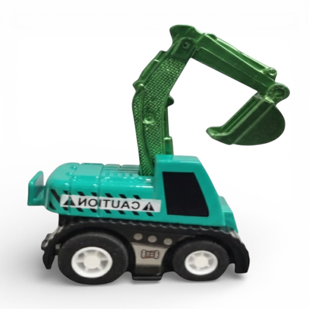 Joy Junction 1:64 Mini Racer Alloy Metal Excavator Toy with Pull-Back Function