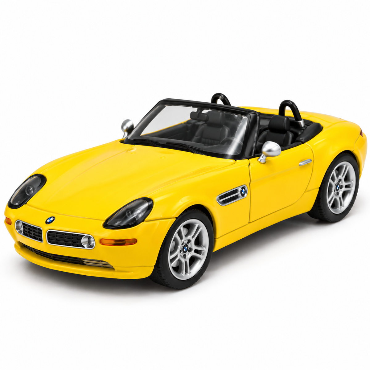 Welly 1:64 BMW Z8 Roadster Yellow Die-Cast Metal Model Car
