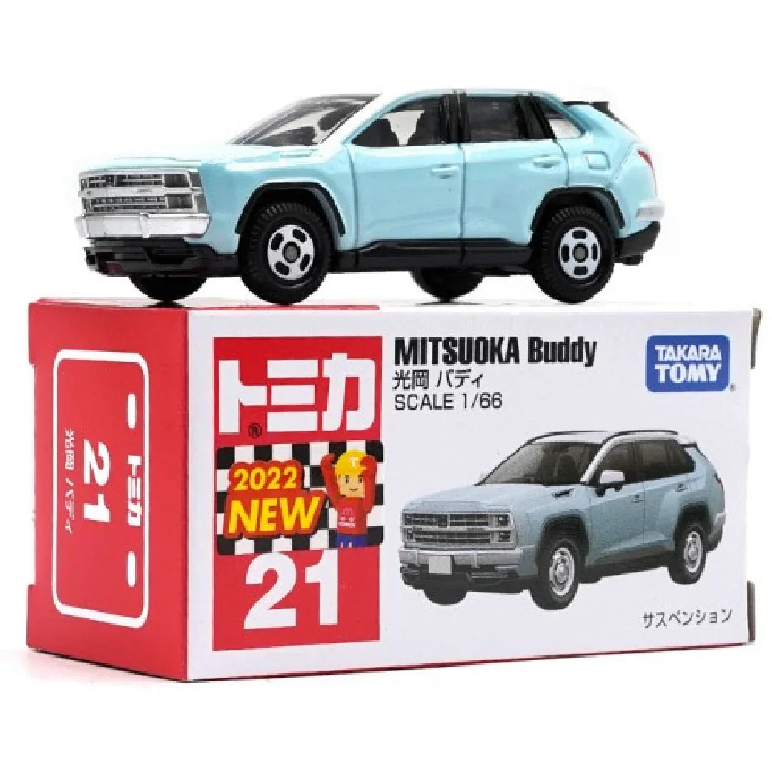 Tomica NO.21 MITSUOKA BUDDY- TAKARA TOMY -Diecast Scale Model Car- 1/66 - Jaiman Toys