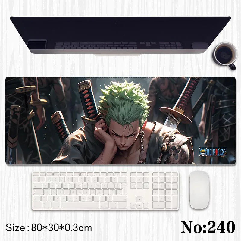 One Piece Printed Mouse Pad, Desk Mat Rubber Base for Desktop , Laptop , Keyboard , Mouse - Jaiman Toys