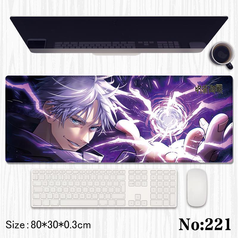 Jujutsu Kaisen Printed Mouse Pad, Desk Mat Rubber Base for Desktop , Laptop , Keyboard , Mouse - Jaiman Toys