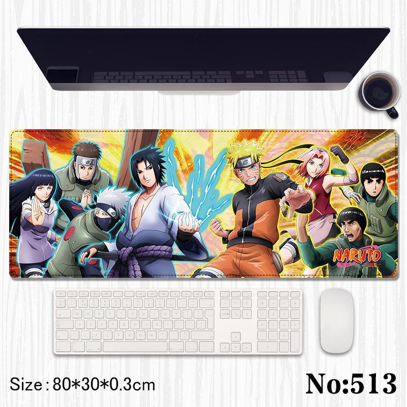 Naruto Printed Mouse Pad, Desk Mat Rubber Base for Desktop , Laptop , Keyboard , Mouse - Jaiman Toys