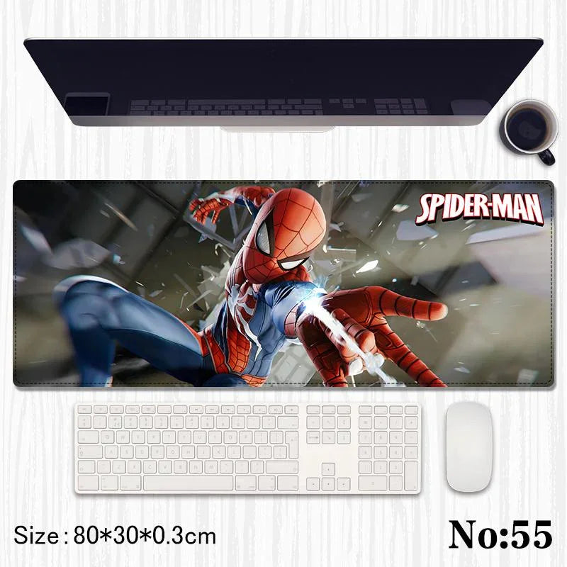 Spider-man Printed Mouse Pad, Desk Mat Rubber Base for Desktop , Laptop , Keyboard , Mouse - Jaiman Toys