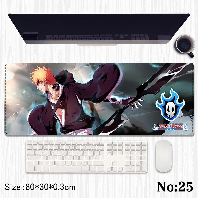 Bleach Printed Mouse Pad, Desk Mat Rubber Base for Desktop , Laptop , Keyboard , Mouse - Jaiman Toys