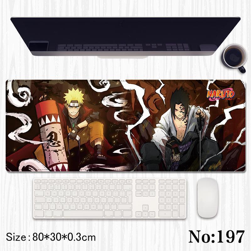 Naruto Printed Mouse Pad, Desk Mat Rubber Base for Desktop , Laptop , Keyboard , Mouse - Jaiman Toys
