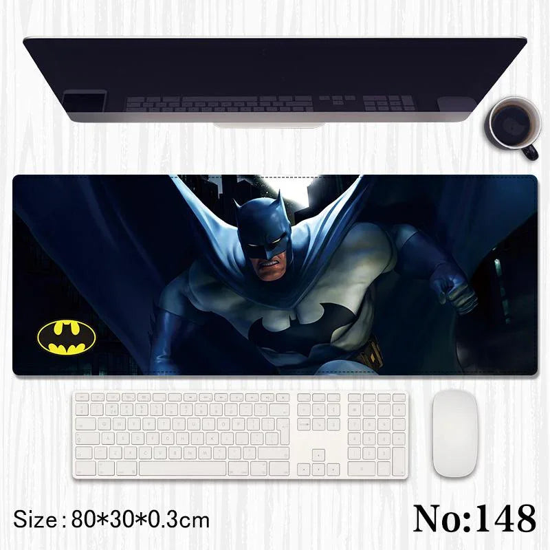 Batman Printed Mouse Pad, Desk Mat Rubber Base for Desktop , Laptop , Keyboard , Mouse - Jaiman Toys