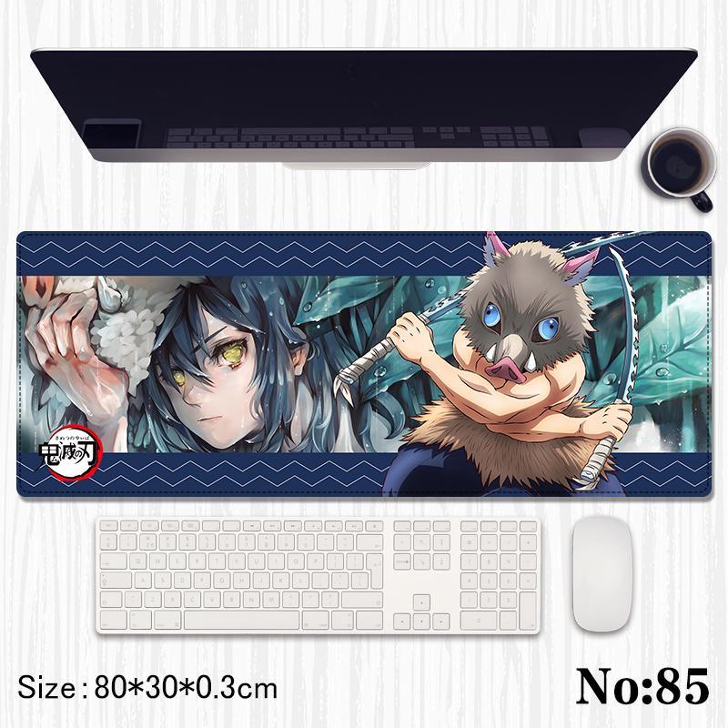 Demon Slayer Printed Mouse Pad, Desk Mat Rubber Base for Desktop , Laptop , Keyboard , Mouse - Jaiman Toys