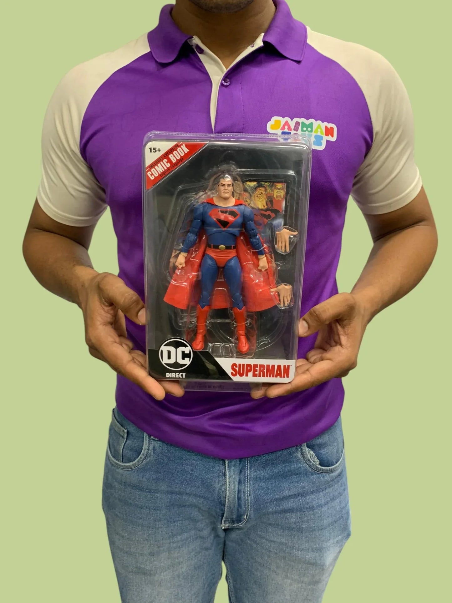 Superman (Kingdom Come) – DC Direct 7" Action Figure by McFarlane Toys - Jaiman Toys