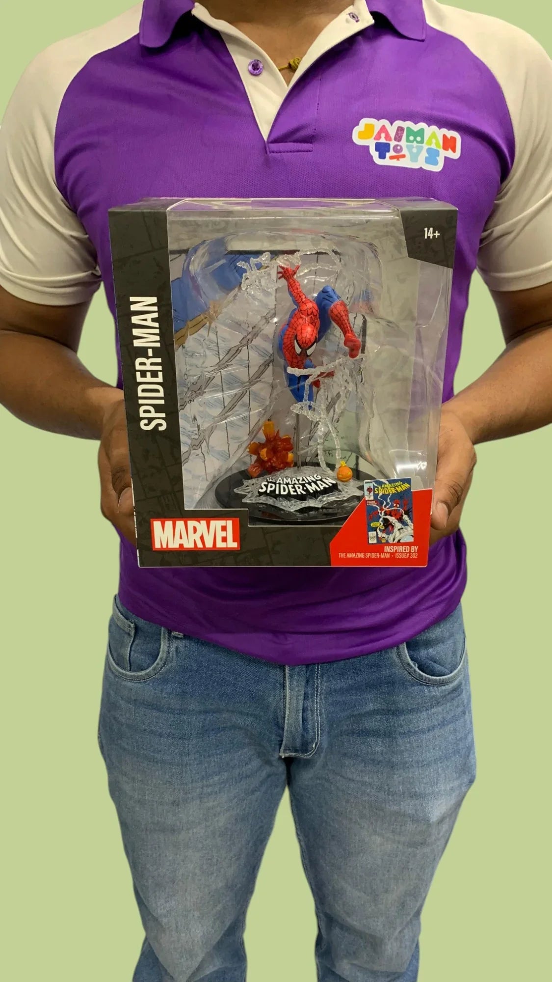 Marvel Collection – Spider-Man (The Amazing Spider-Man #302) Action Figure by McFarlane Toys - Jaiman Toys