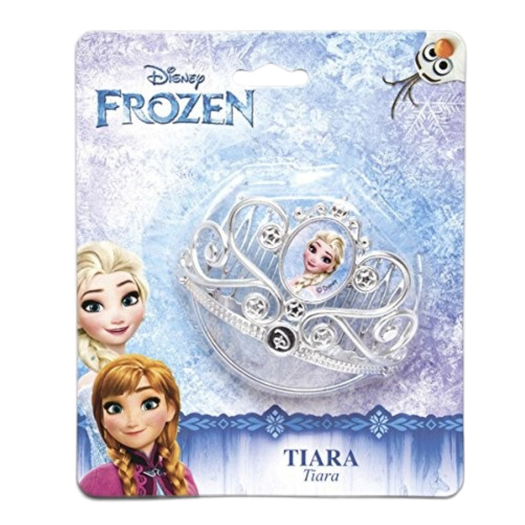 Disney Frozen Elsa Princess Tiara for Kids – Silver Crown with Elsa Character Design