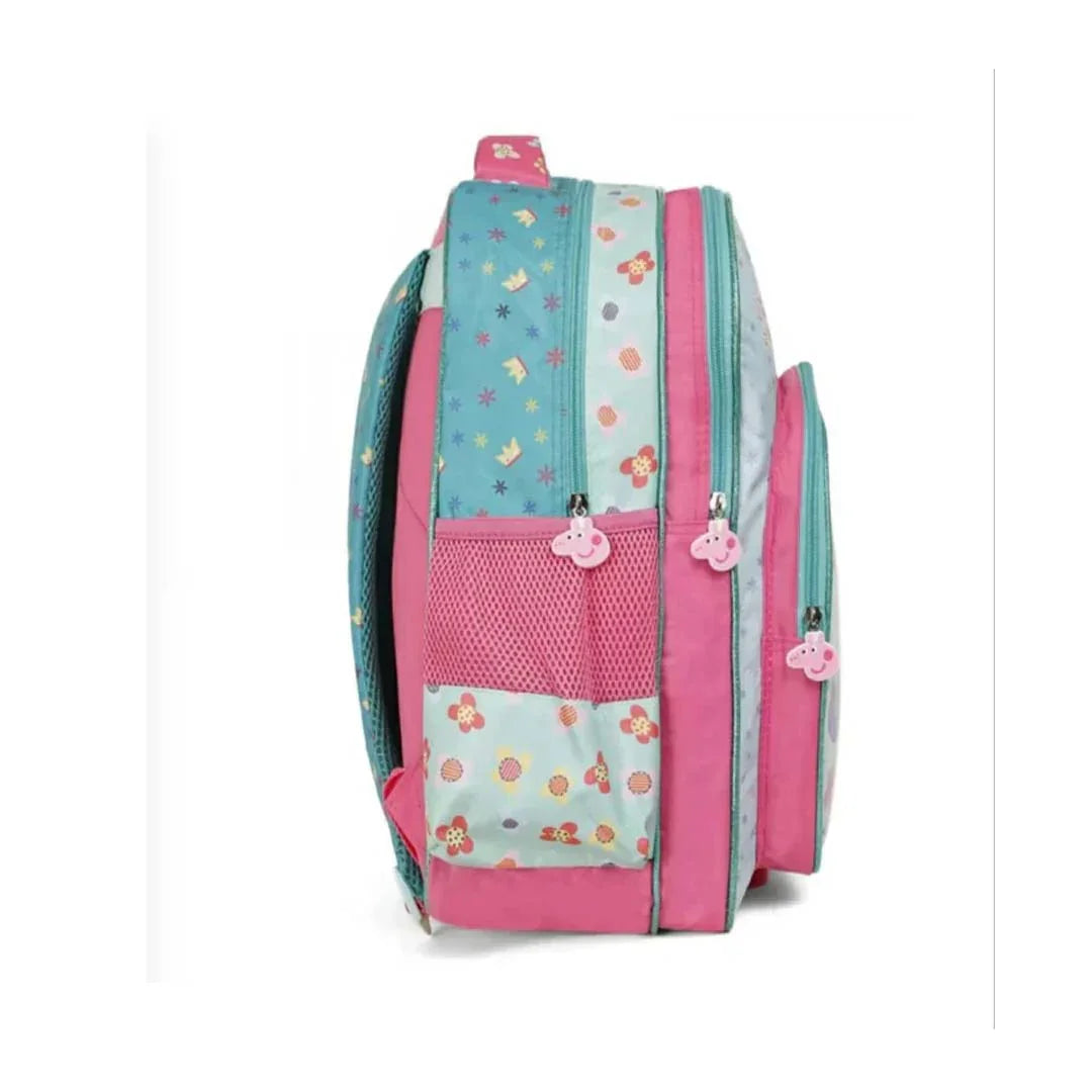 Striders Impex Peppa Pig Floral School Bag -41 Cm - Jaiman Toys