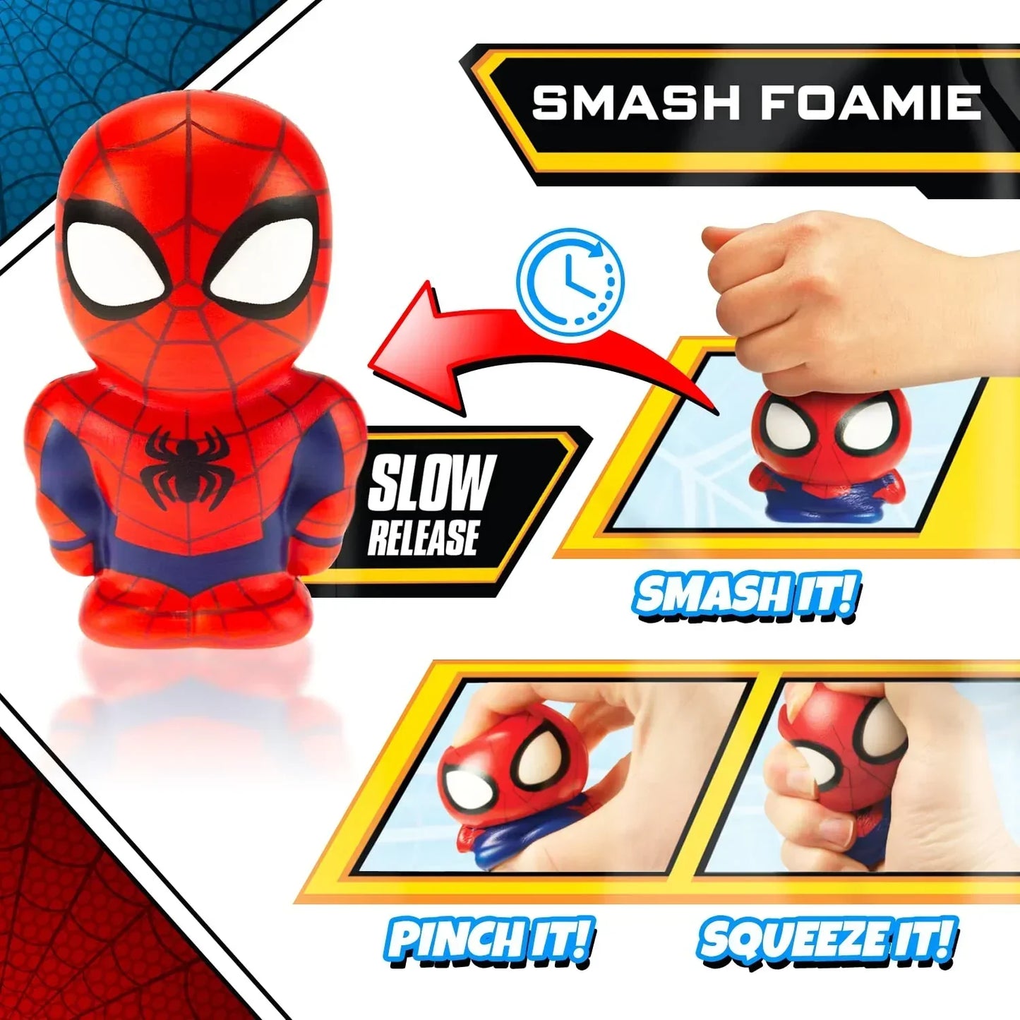 Marvel Avengers Action Figures Foam Squishy 4 pieces - Jaiman Toys