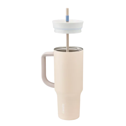 Owala FreeSip 40oz (1.18L) Insulated Tumbler with Handle & Straw | Stainless Steel Travel Mug