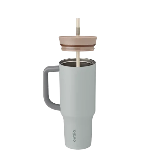 Owala FreeSip 40oz (1.18L) Insulated Tumbler with Handle & Straw | Stainless Steel Travel Mug