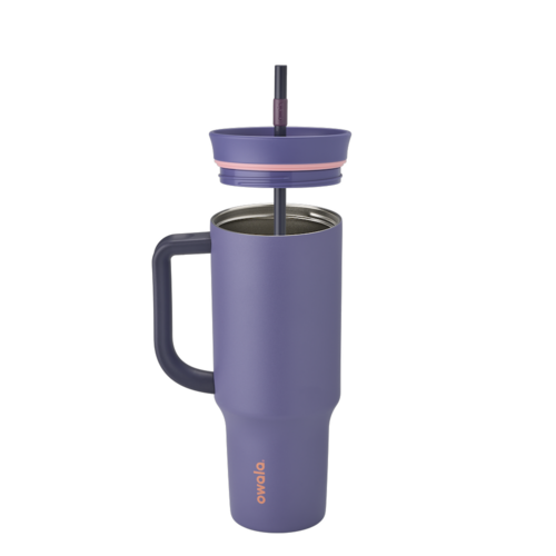 Owala FreeSip 40oz (1.18L) Insulated Tumbler with Handle & Straw | Stainless Steel Travel Mug