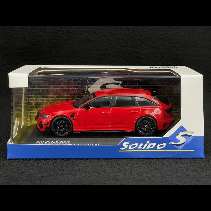 Solido 1:43 ABT RS6-R 2022 (Audi RS6 Avant C8) Misano Red Diecast Model Car β S4310706
