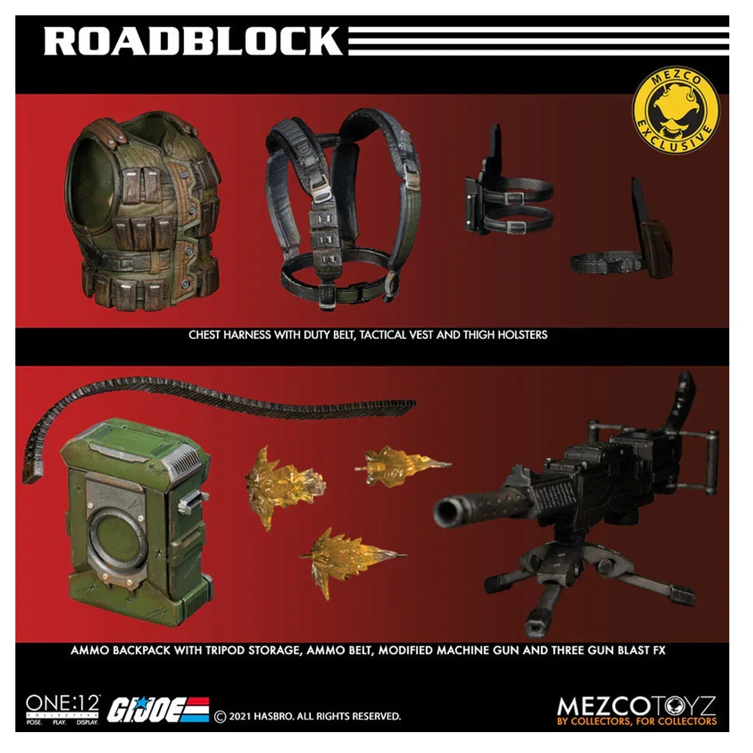 Mezco One:12 Collective G.I. Joe Roadblock Action Figure β Exclusive - Jaiman Toys