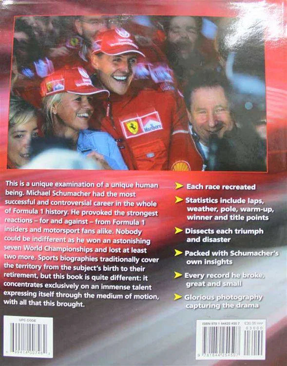 Michael Schumacher - The Definitive Race-By-Race Record Of His Grand Prix Career Book by Christopher Hilton - Jaiman Toys