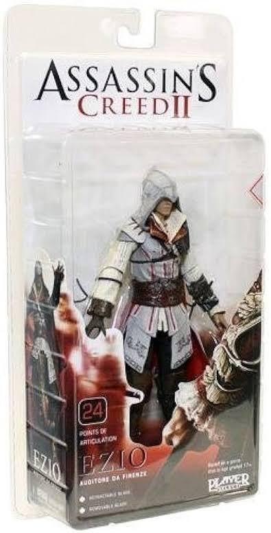 NECA Assassins Creed 2 Series 1 Ezio Action figure (White) - Jaiman Toys