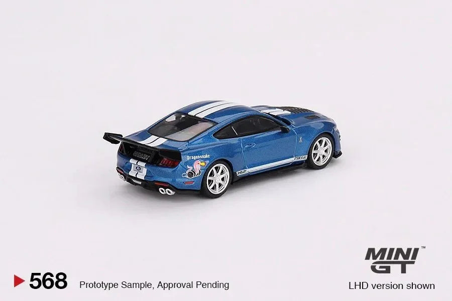 MINI GT SHELBY GT500 DRAGON SNAKE CONCEPT FORD BLUE - Jaiman Toys