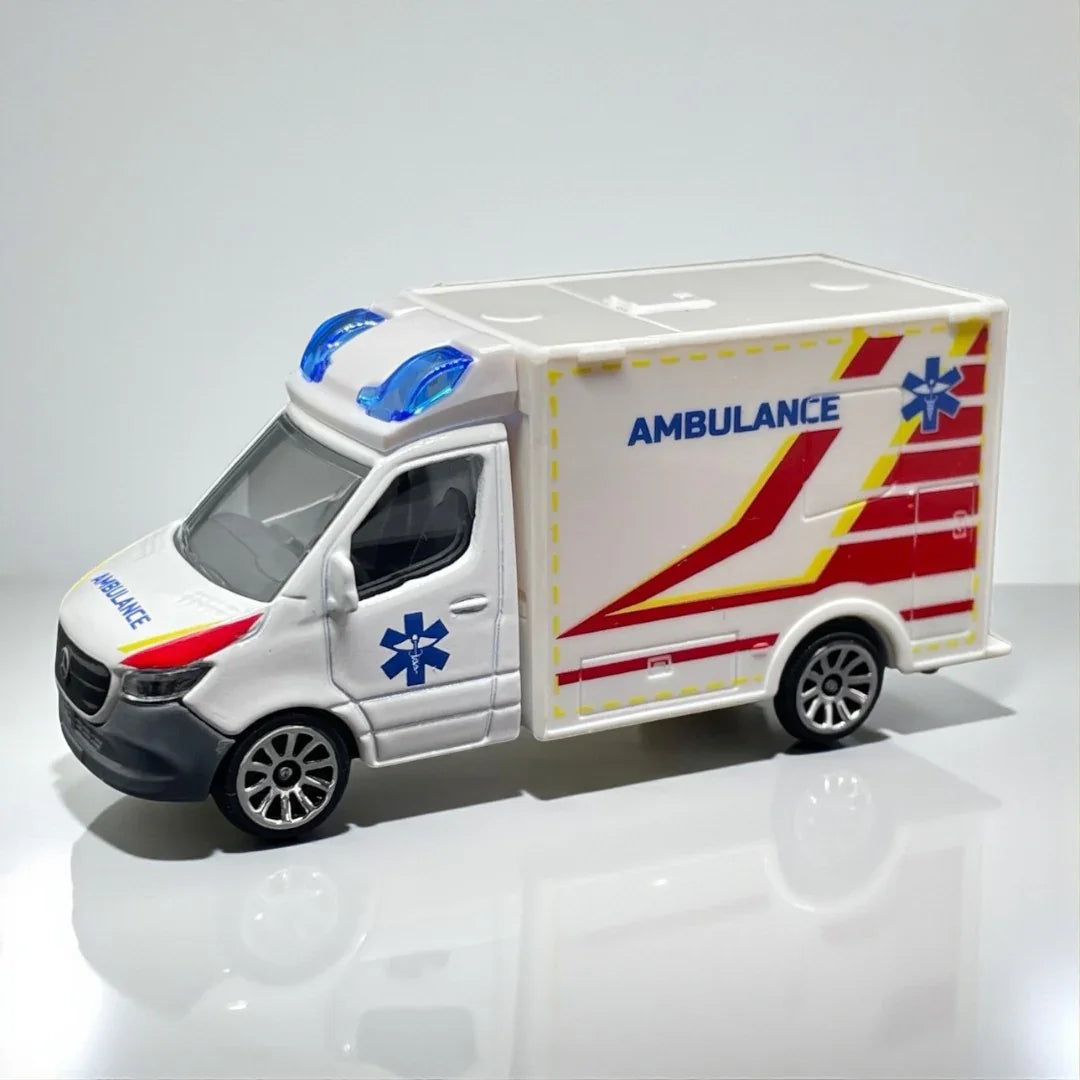 Majorette Street Cars – S.O.S. Cars Mercedes-Benz Sprinter - White