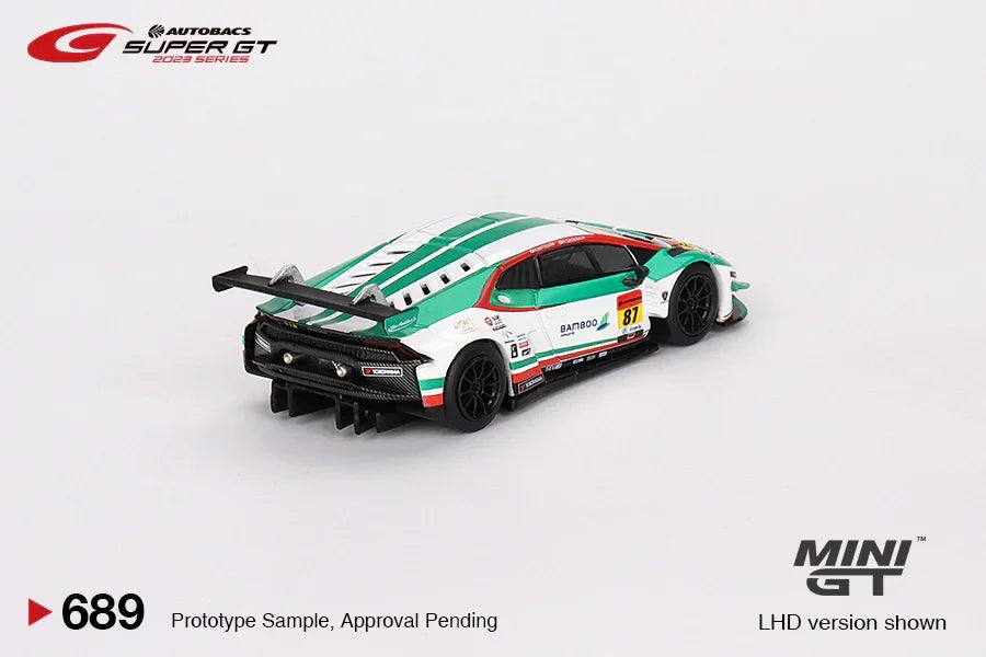 Mini GT Lamborghini Huracan GT3 EVO2 87 β 1:64 Scale Die-Cast Model - Jaiman Toys