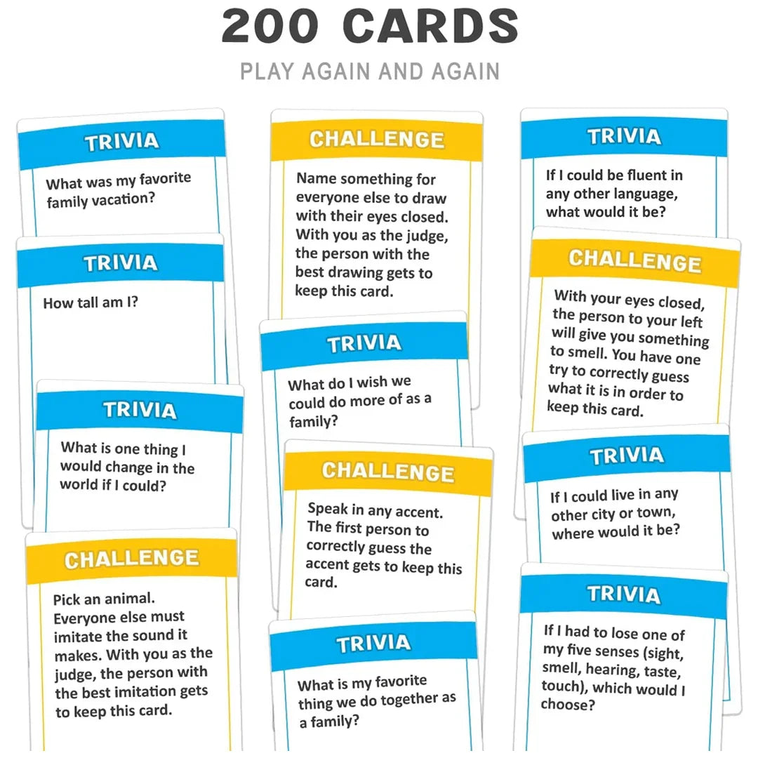 Do You Really Know Your Family Fun for Kids Family Board Games - Jaiman Toys