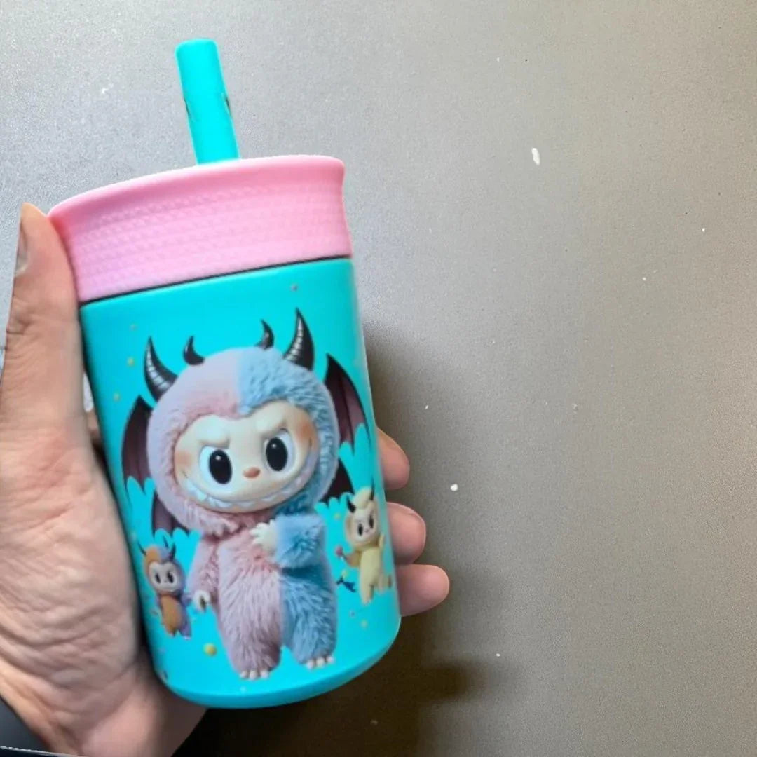 Stainless Steel Sipper Water Botttle & Attractive Print Keeps Drinks Hot & Cold 250ml - Jaiman Toys