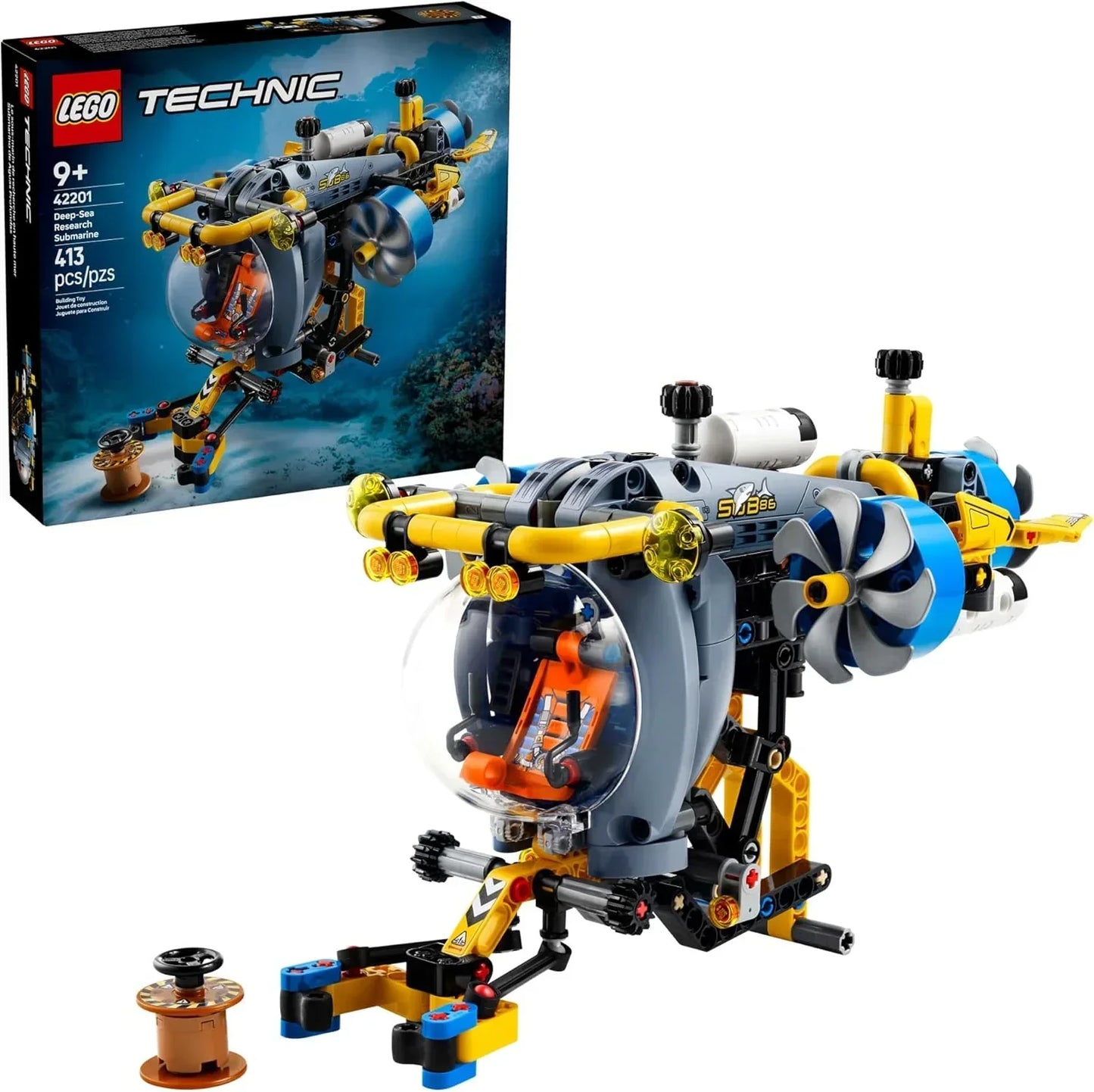 LEGO 42201 Technic Deep-Sea Research Submarine Building Set - Jaiman Toys