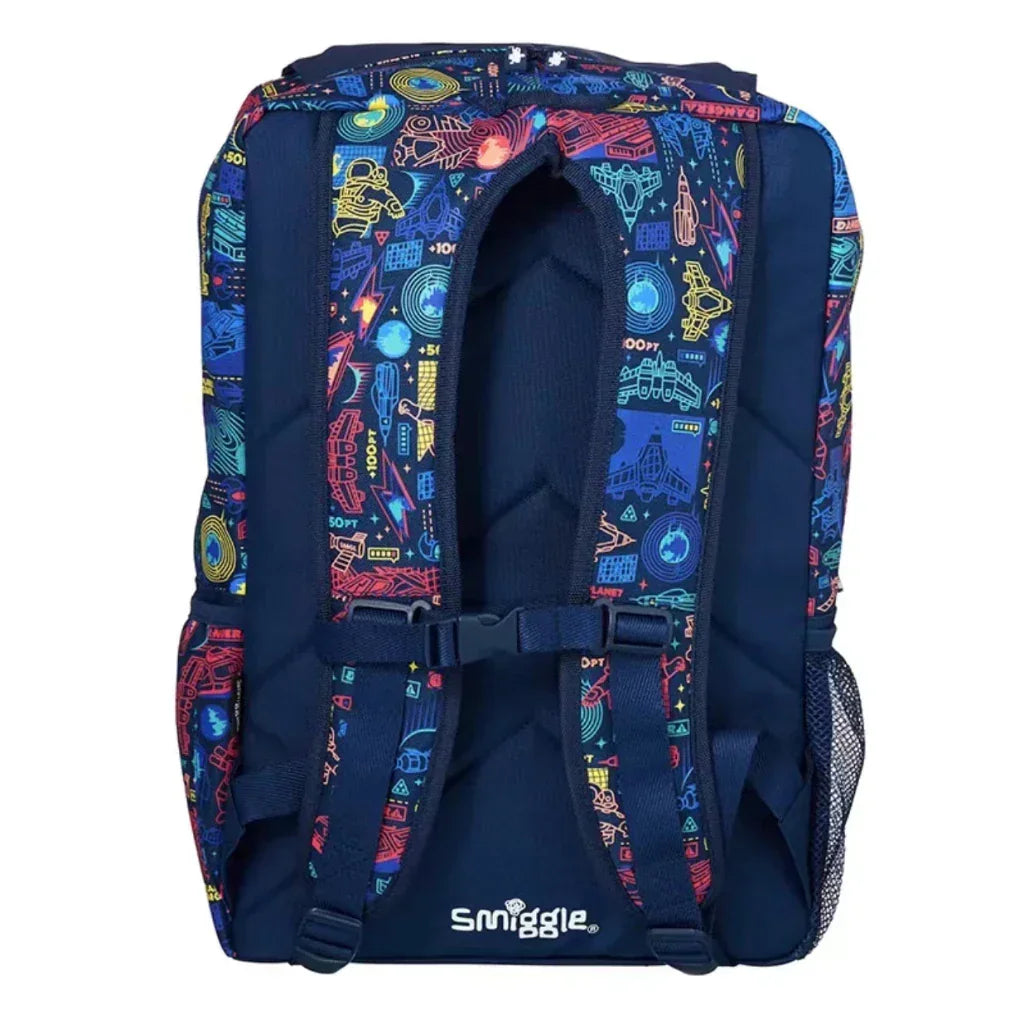 Smiggle School Bag : Astronaut Colorful & Stylish 18 Inch Backpack for Kids - Jaiman Toys
