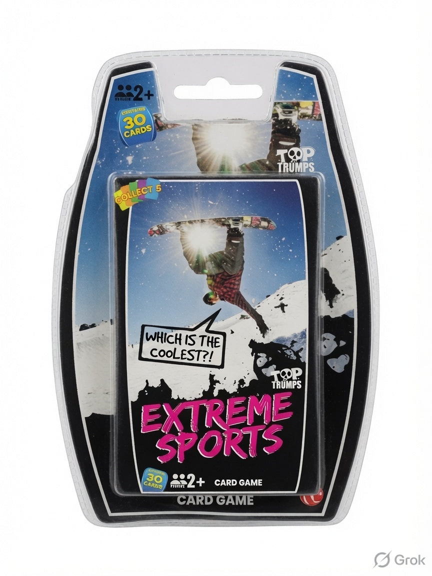 Top Trumps Extreme Sports Rare 2016 Edition – 30 Collectible Sports Ca – Jaiman Toys