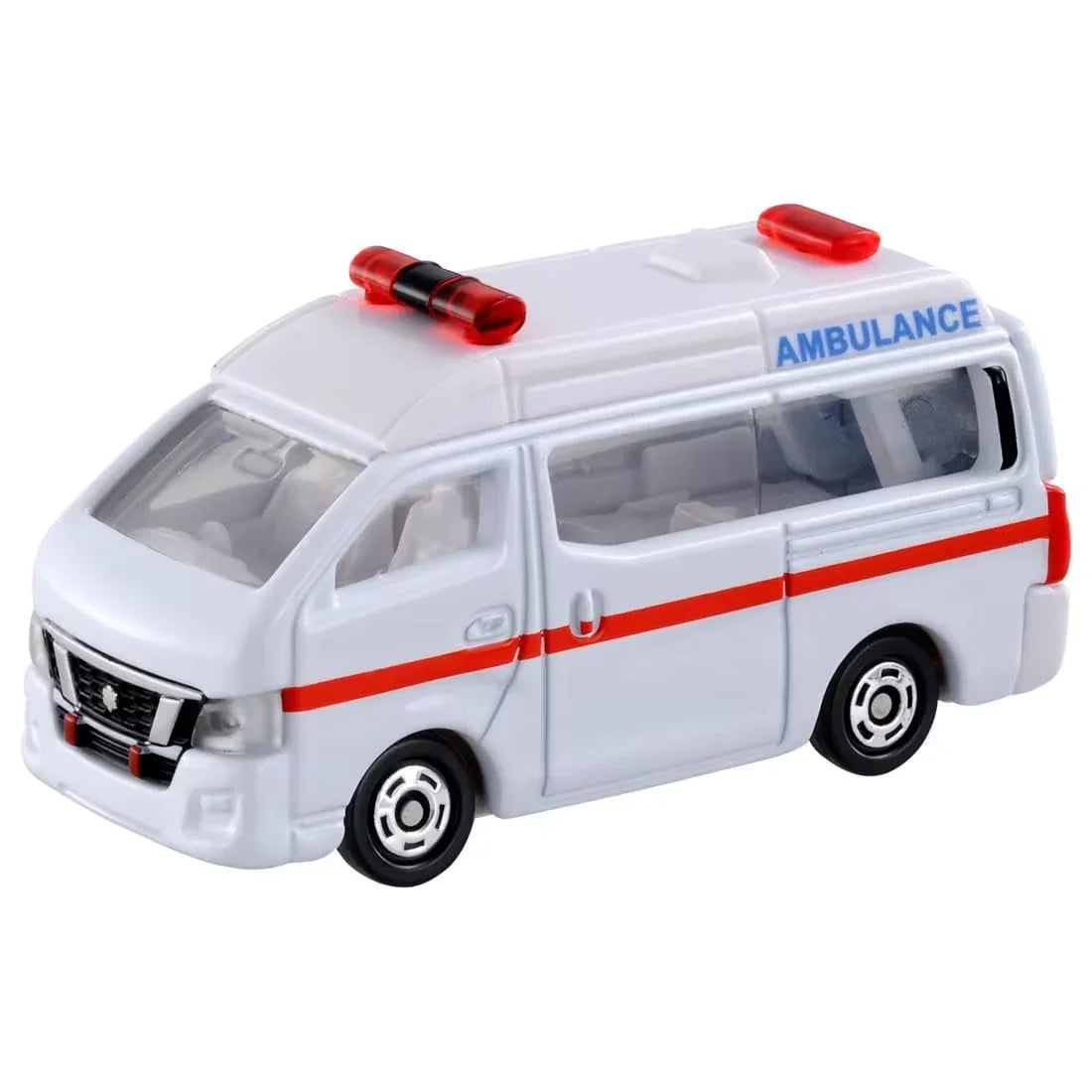 Tomica 18 Nissan NV350 Caravan Ambulance- TAKARA TOMY -Diecast Scale Model Car - 1/69 - Jaiman Toys