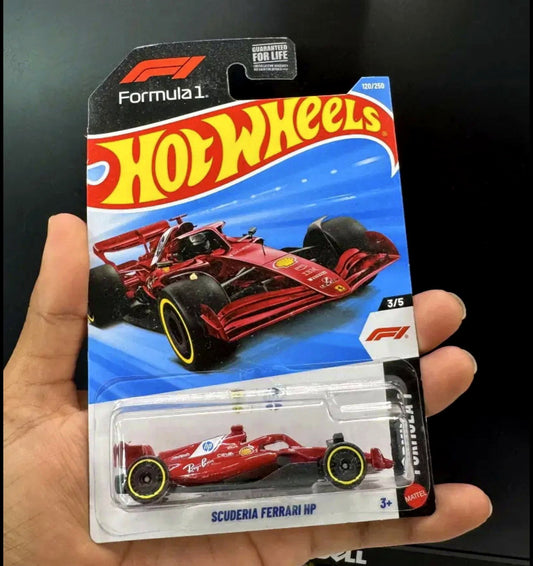 Hot Wheels Scuderia Ferrari HP Formula 1 2025 Die-Cast Car | 1:64 Scale F1 Racing Model | Blister Pack