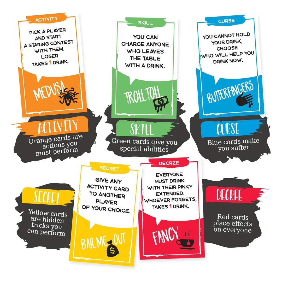 Sotally Tober, Drinking Card Game (125 Cards - Players4+) Age 21+ - Jaiman Toys