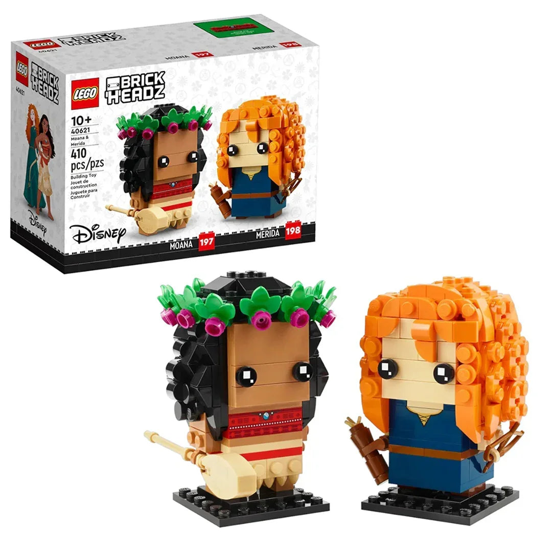BOX DAMAGE - Lego Brickheadz Disney Classic Moana & Merida 40621 (410 Pieces) - Jaiman Toys