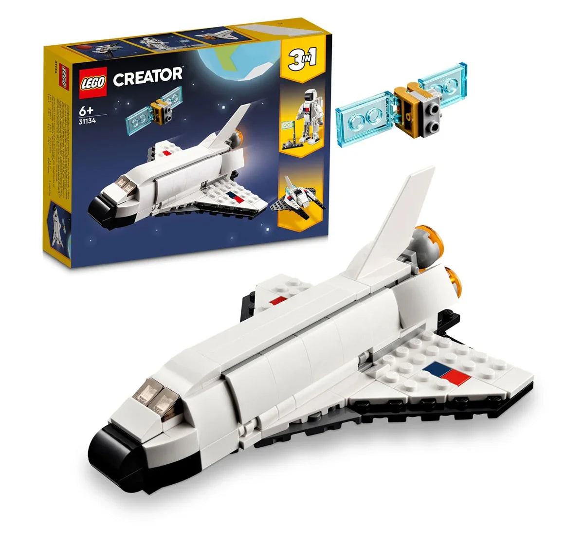 LEGO Creator Space Shuttle 31134 Building Set (144 Pieces) - Jaiman Toys