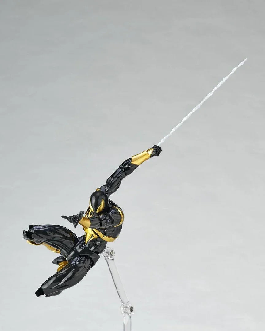 Spider-Man! Iron Spider Black Version-Amazing Yamaguchi Revoltech No.023 Action Figure - Jaiman Toys