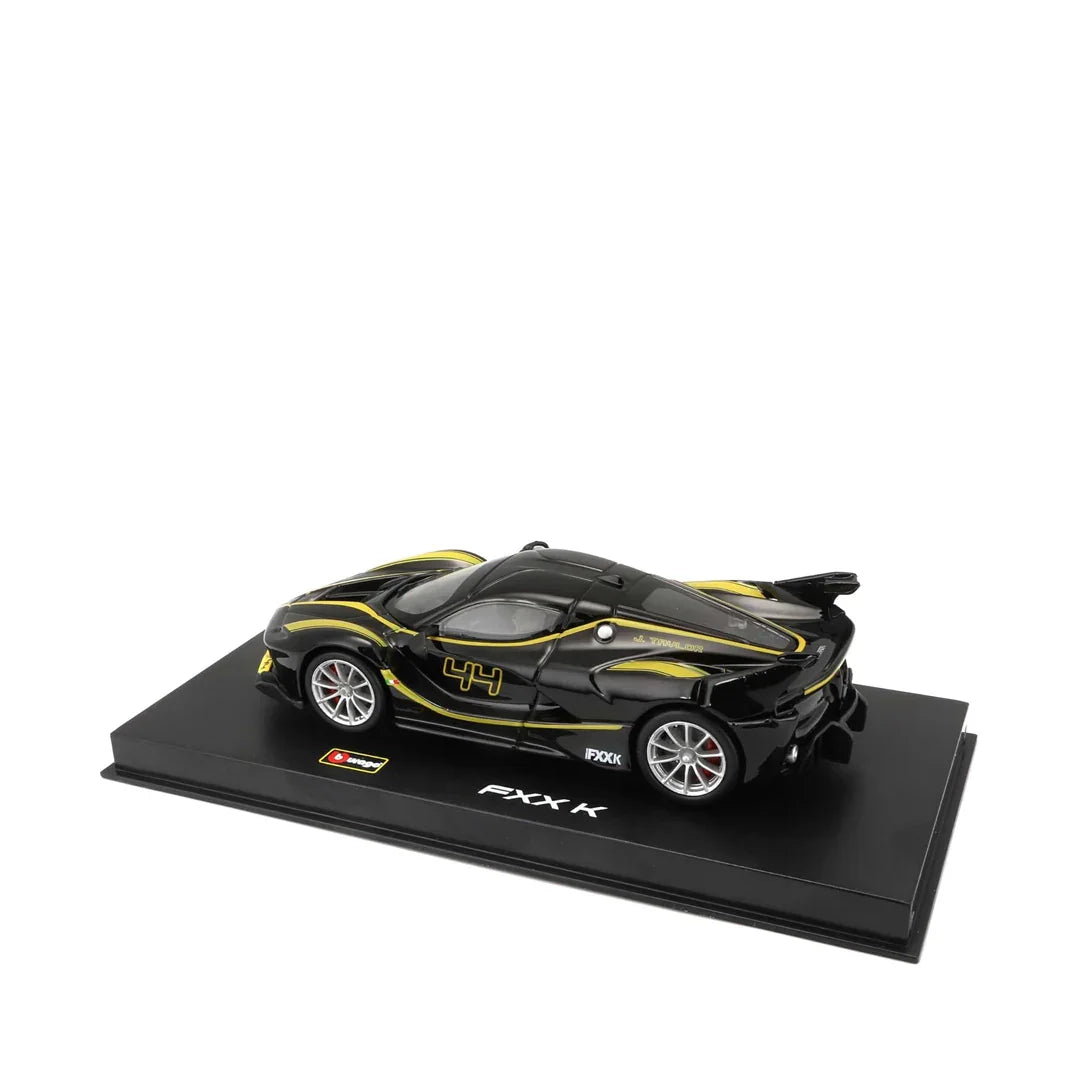 Bburago - 1/43 Scale Model Ferrari FXX K- Signature Series Sports Car Model (BLACK) Age 14+ - Jaiman Toys