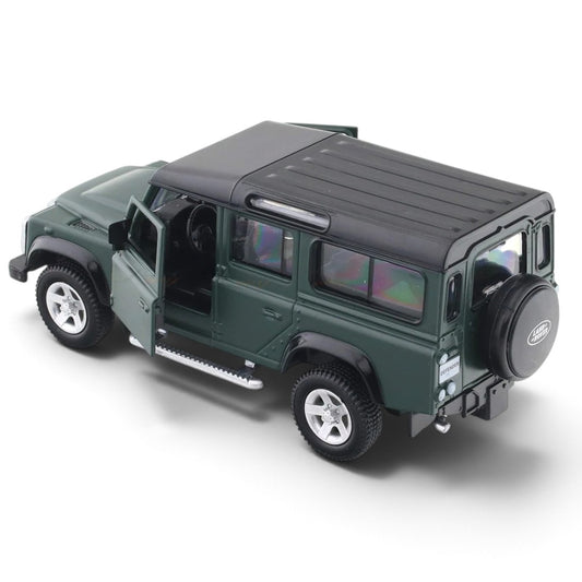 RMZ City Land Rover Defender 1:32 Scale Die-Cast Model SUV – Collectible Off-Road Vehicle with Opening Doors, Pull-Back Action